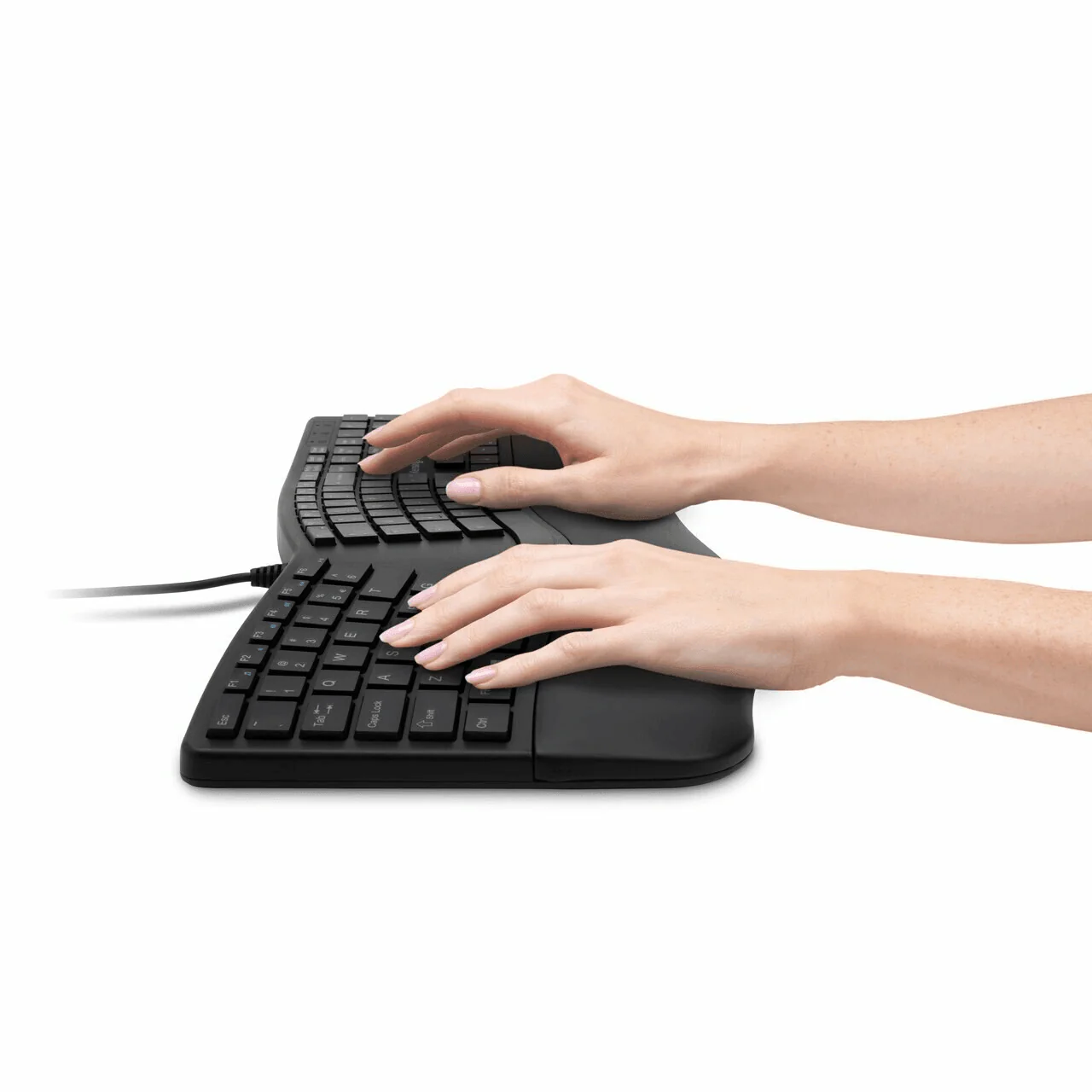 Kensington Dual Comfort Keyboard Split Keys Ergonomic Wired Wrist Rest - Image 5