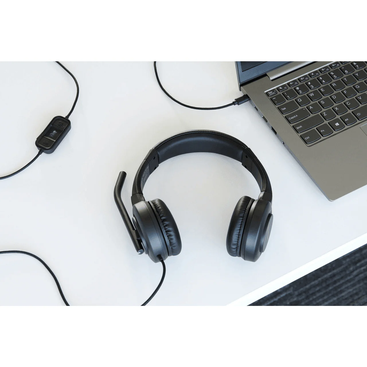 Kensington H1000 USB-C On-Ear Headset Headphones Black - Image 10