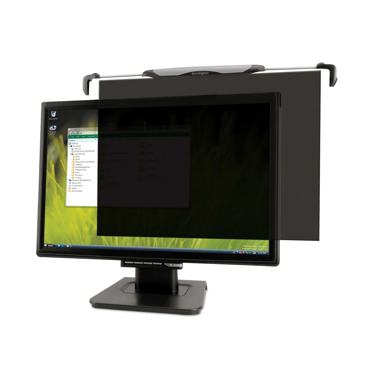 Kensington Snap2 Privacy Screen Monitor 25 - 27" 16:9 / 16:10 (Black) - Image 3