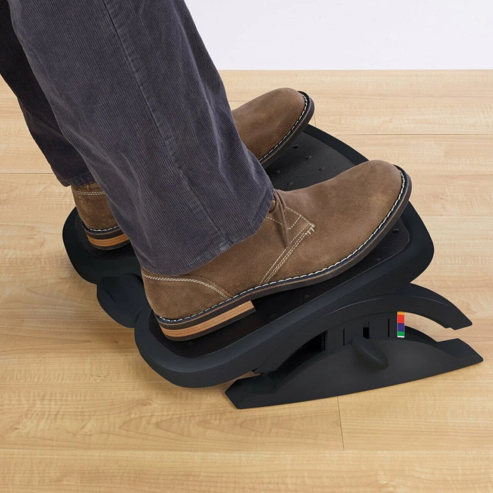 Kensington Solemate Plus Footrest Foot Rest Adjustable Black - Image 7