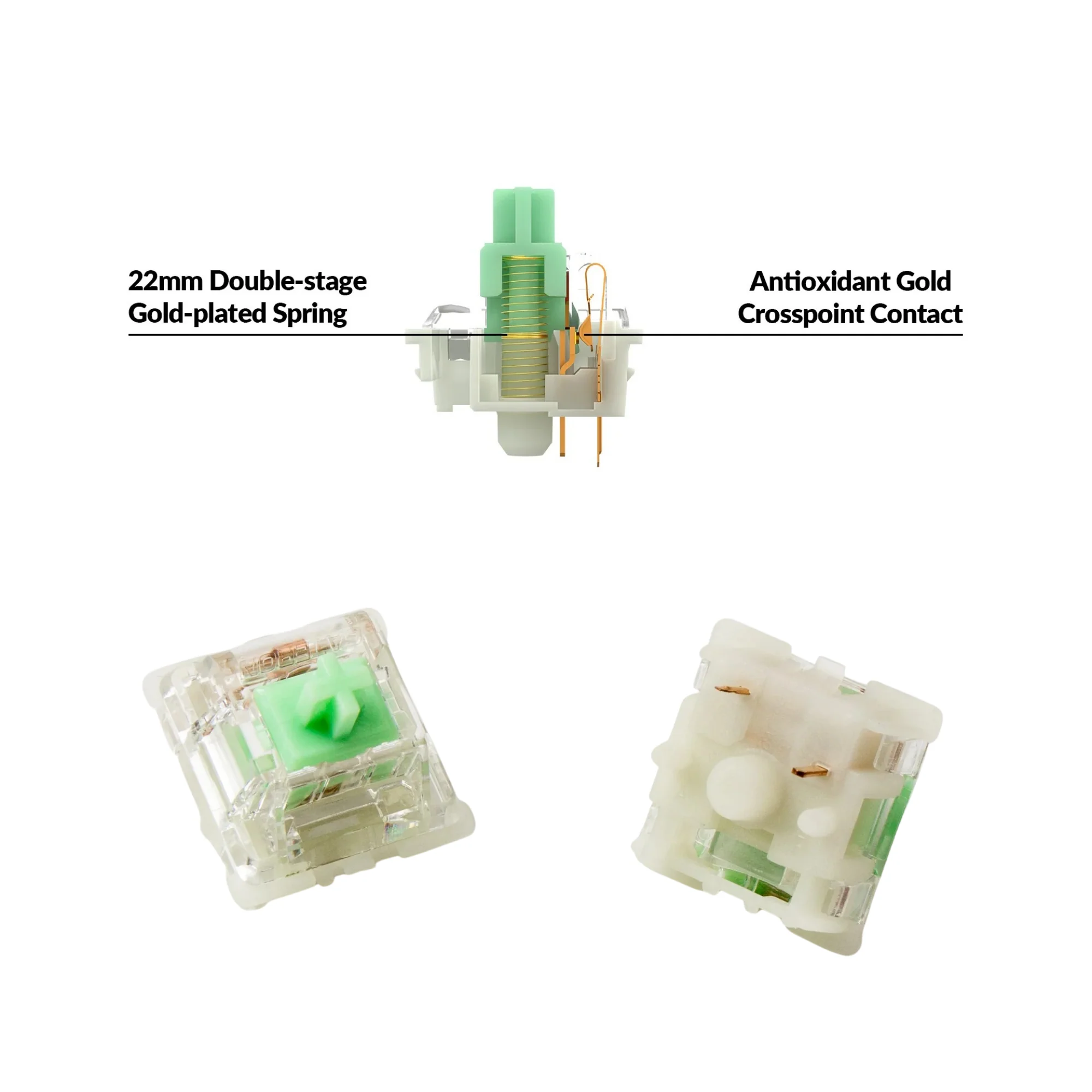 Keychron Gateron Baby Kangaroo Tactile Switch 110pcs - Image 5