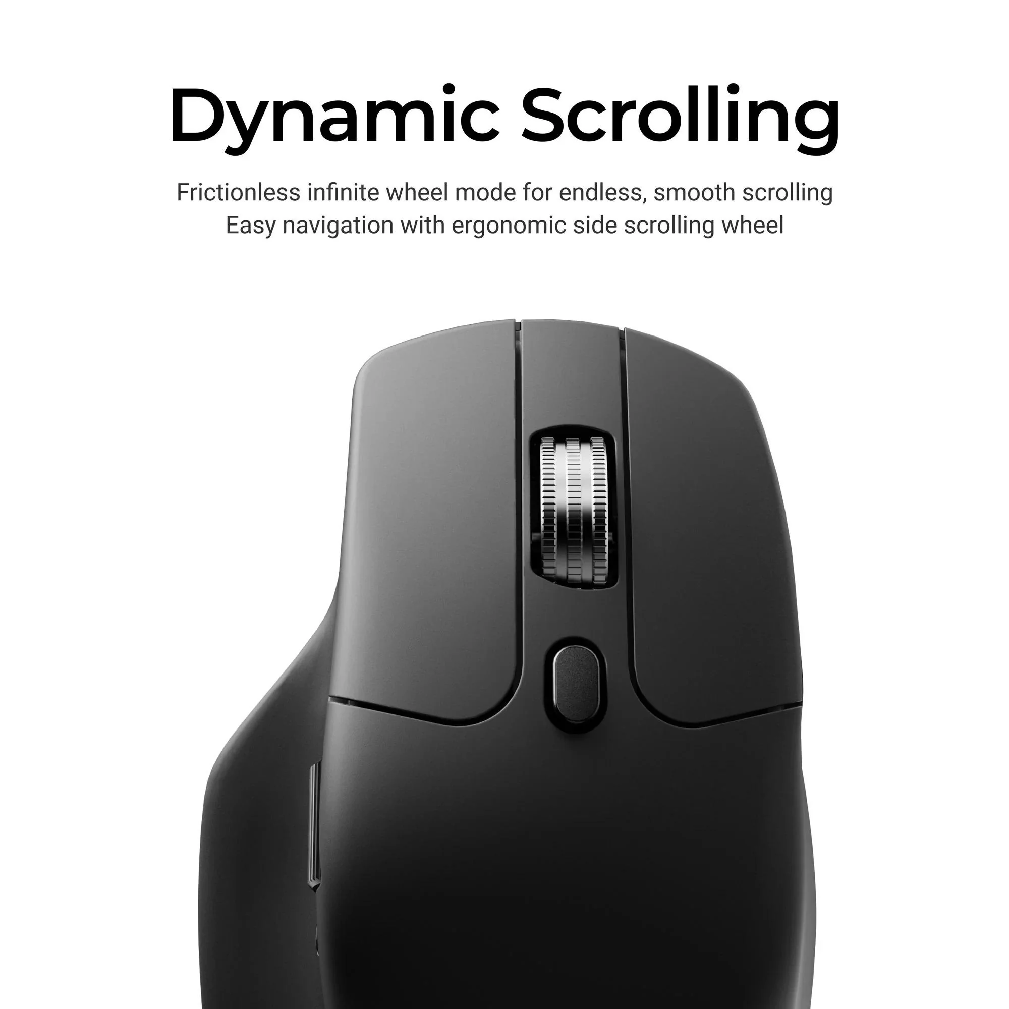 Keychron M6 PixArt 3311 1K Polling Rate Wireless Mouse - Black (Silent Micro Switch) - Image 4