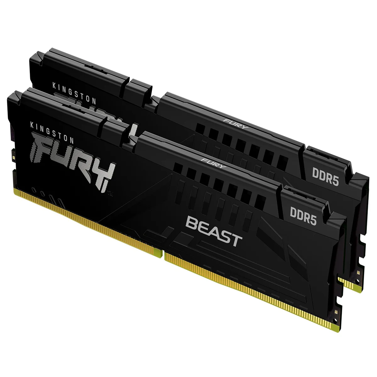 Kingston Fury Beast 16GB (2x8GB) 6000MT/s DDR5 RAM - Black - Image 2