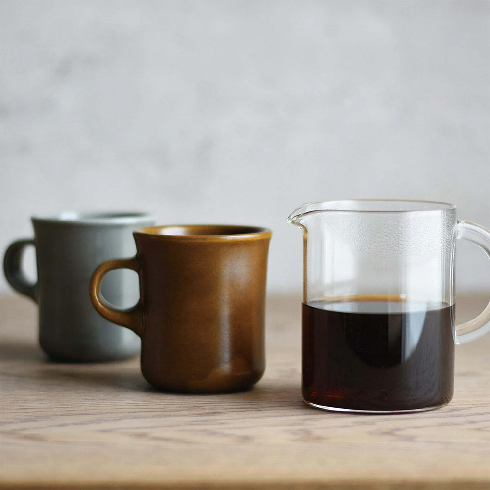 Kinto SCS-02 Glass Coffee Jug 300ml 13cm Small with Handle (Clear) - Image 3