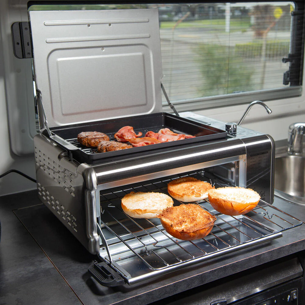 KITCHEN COUTURE 17L 9 IN 1 SENSEI AIR FRYER OVEN AND GRILL - STAINLESS STEEL - Image 2