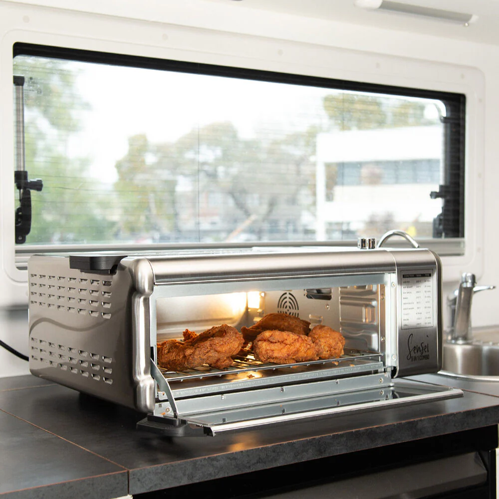 KITCHEN COUTURE 17L 9 IN 1 SENSEI AIR FRYER OVEN AND GRILL - STAINLESS STEEL - Image 6
