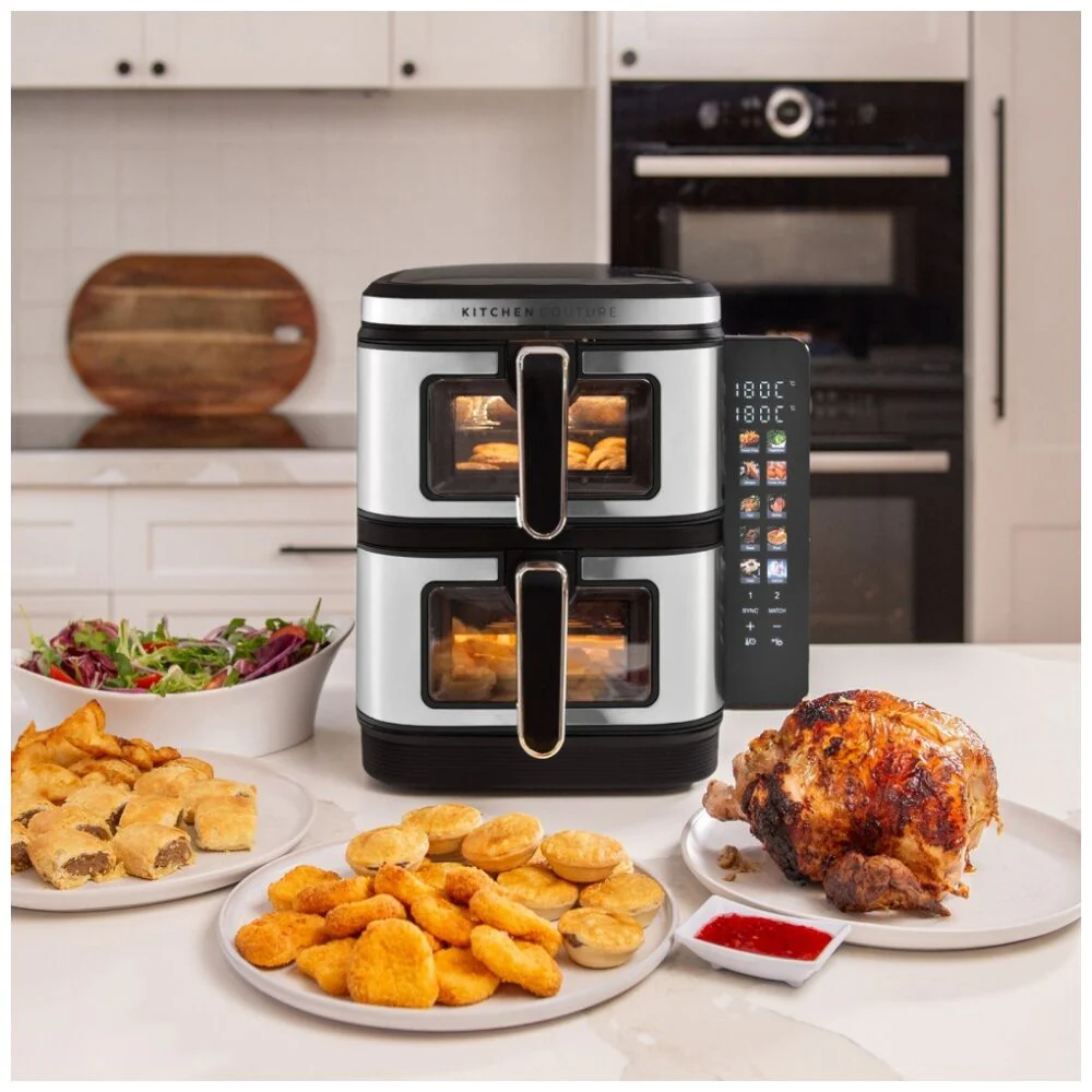 Kitchen Couture Dual Drawer Vertex Air Fryer 11L - Image 2