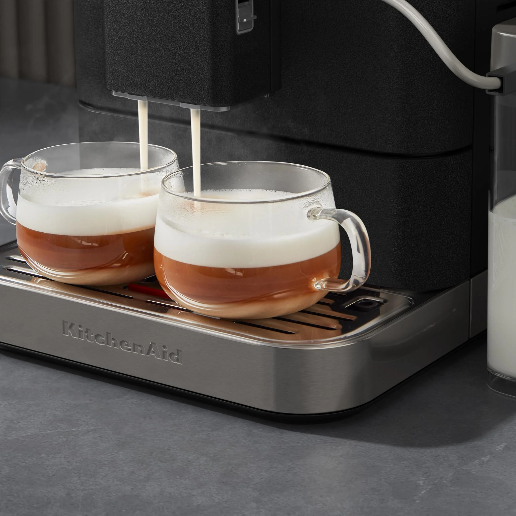KitchenAid KF8 Fully Automatic Espresso Machine with Milk Container (Cast Iron) - Image 10