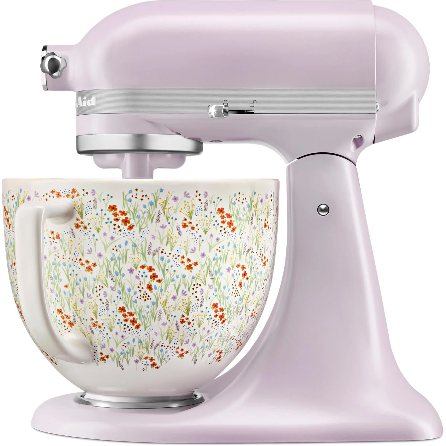 KitchenAid KSM156 4.7L Artisan Stand Mixer with Ceramic Floral Bowl - Image 5