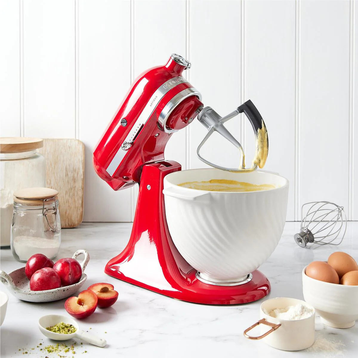 KitchenAid KSM195 4.7L Artisan Stand Mixer (Empire Red) - Image 8