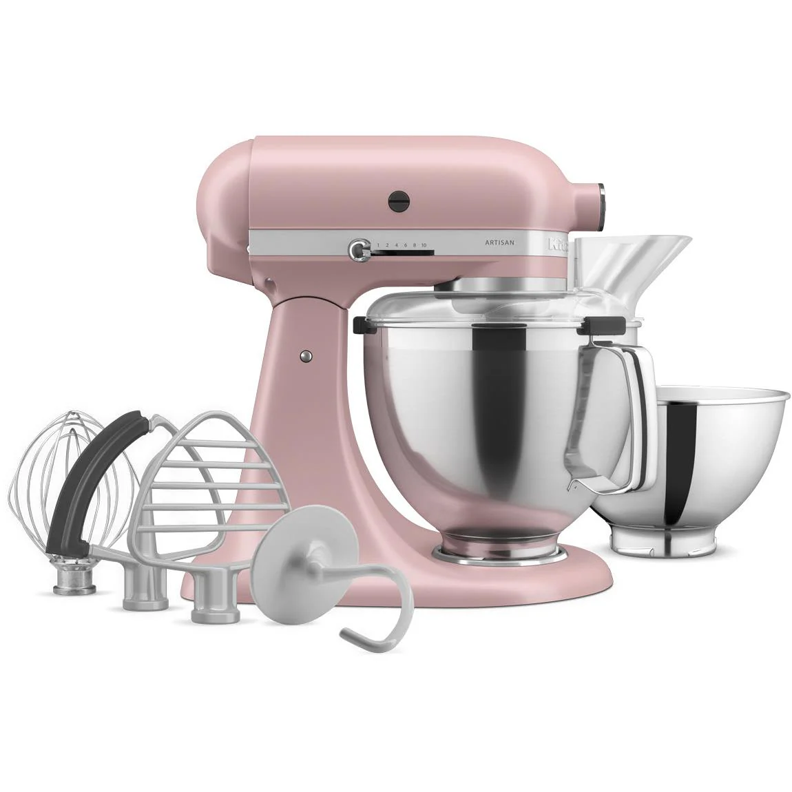 KitchenAid KSM195 4.8L Artisan Stand Mixer (Dried Rose) - Image 4