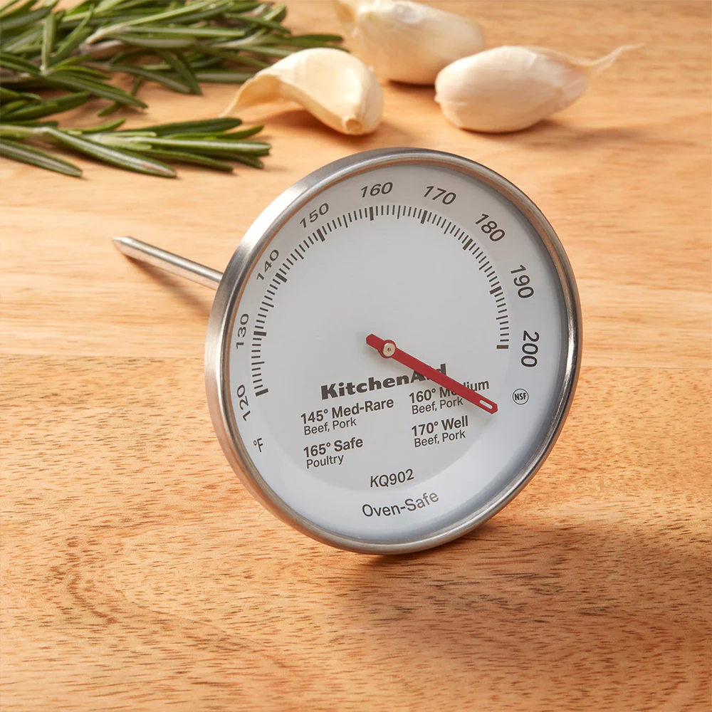 KitchenAid Leave In Cooking Meat Thermometer Stainless Steel 13cm (Silver) - Image 4