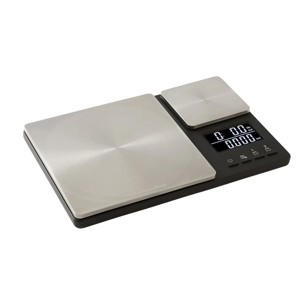 KitchenAid S/S Food Weighing Digital Kitchen Scale Dual Platform 5kg/500g - Image 2