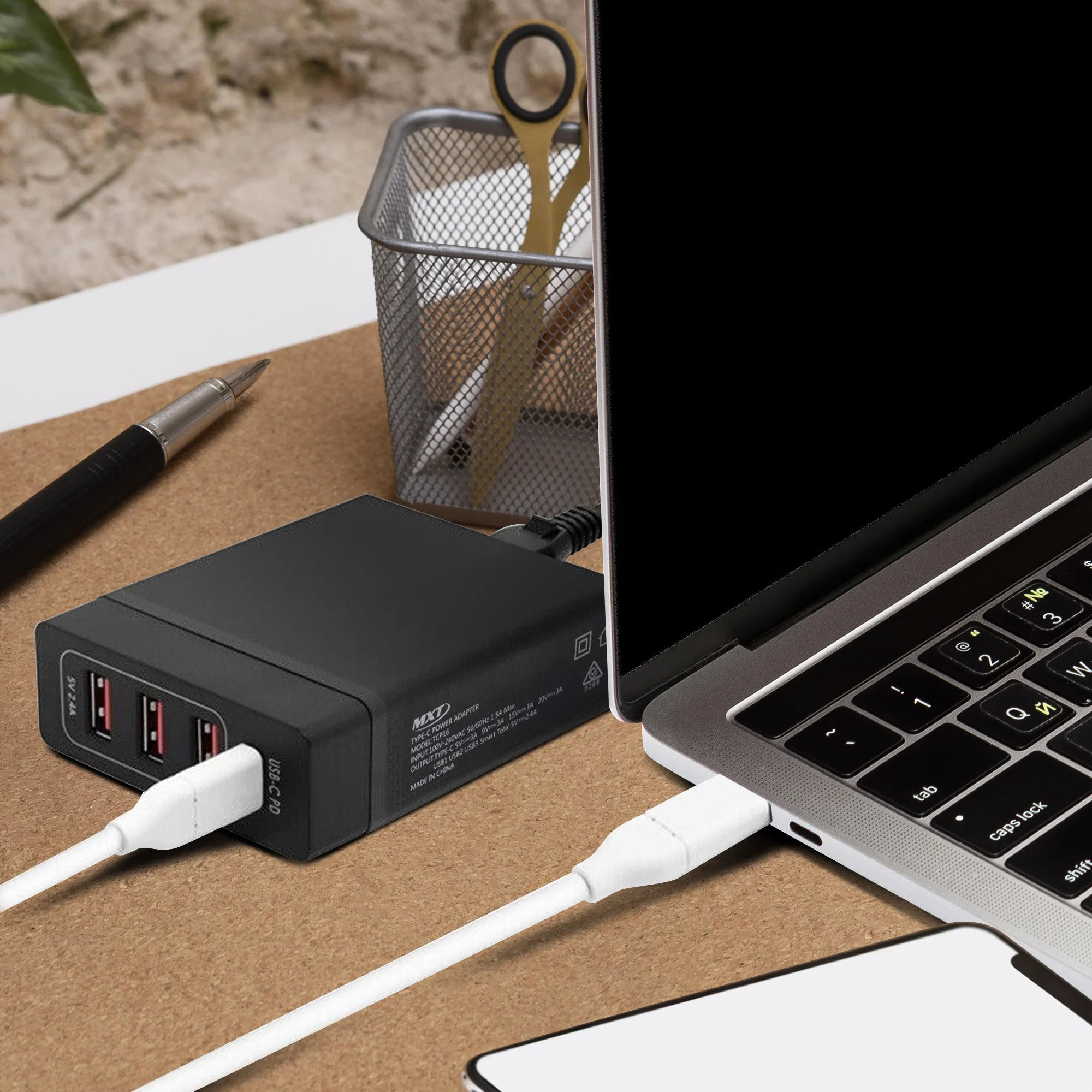 Klika MXT 72W Multi USB Port Travel Charger Station - Image 6