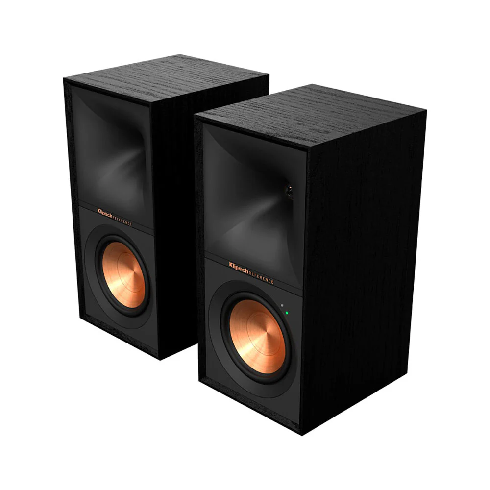 Klipsch R-50PM Powered Wireless Bluetooth Bookshelf 120W Speakers 2x (Black) - Image 3