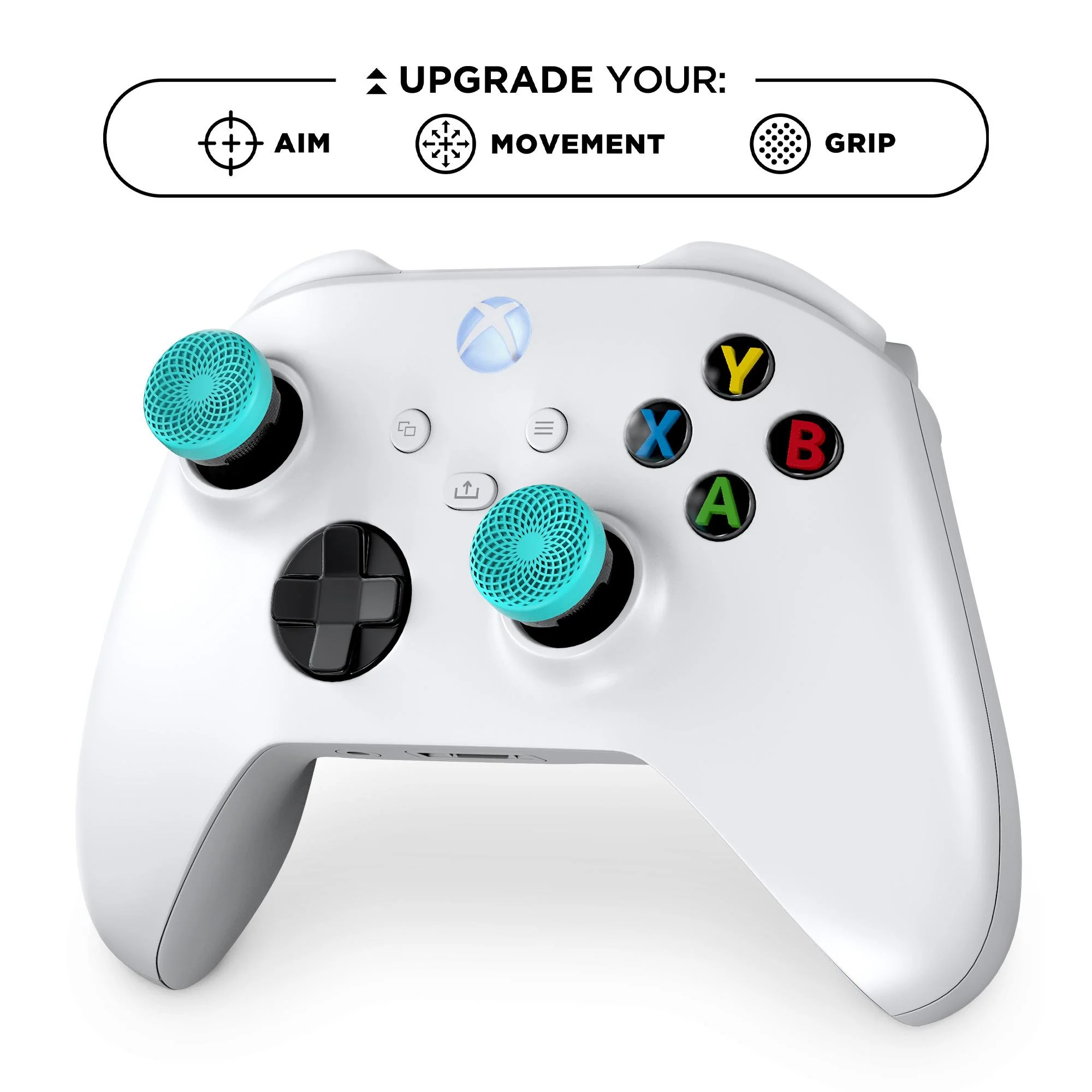 KontrolFreak Action Lotus (Teal Blue/Clear) Kit for Xbox Series X/S - Image 6
