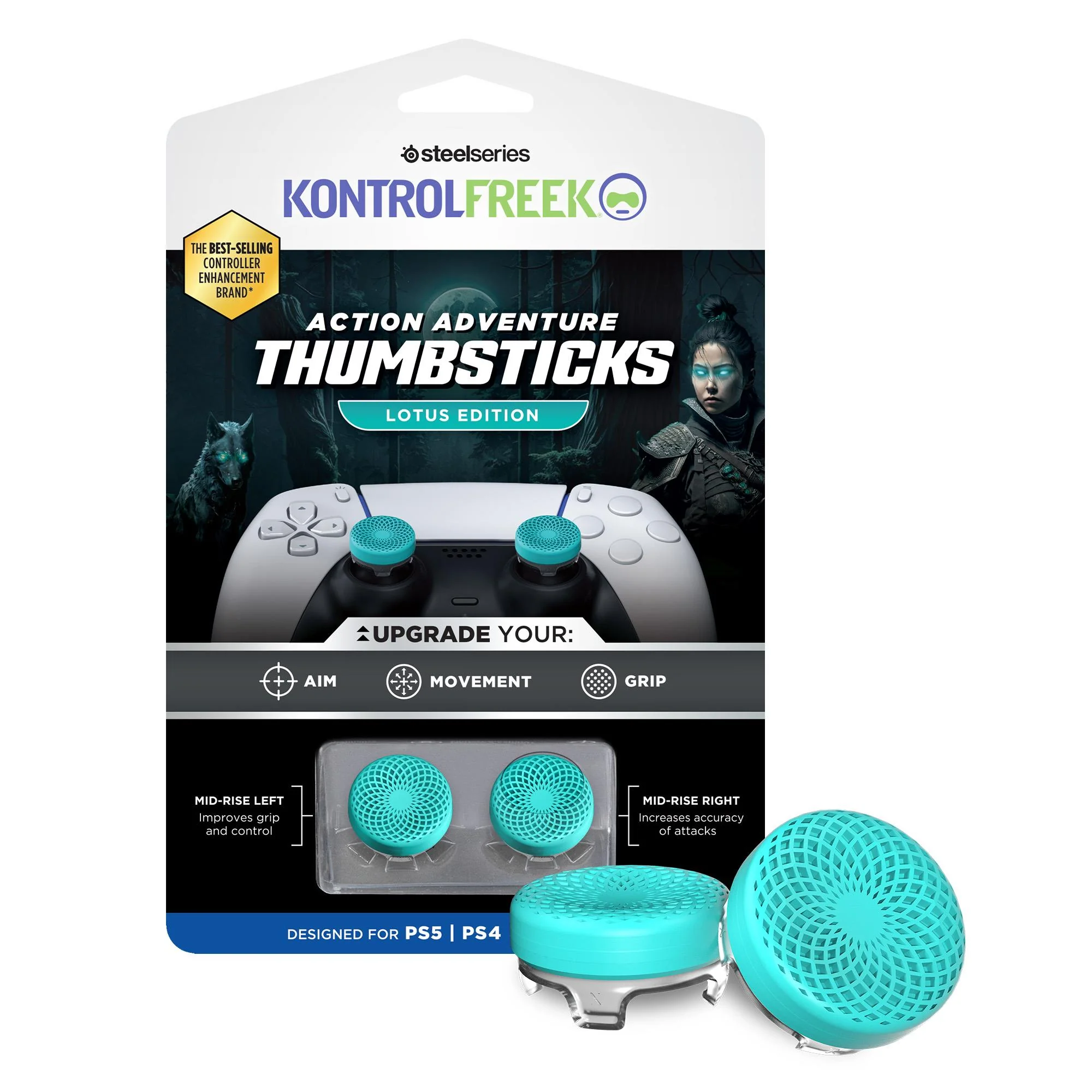 KontrolFreek Action Adv Lotus Thumbsticks for Playstation - Image 2