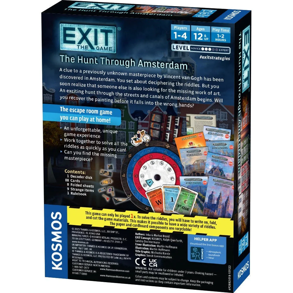 Kosmos Exit the Game The Hunt Through Amsterdam Game - Image 2