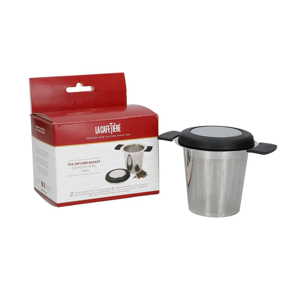 La Cafetiere 10.5cm/140ml Stainless Steel Tea Infuser Basket (Black) - Image 6