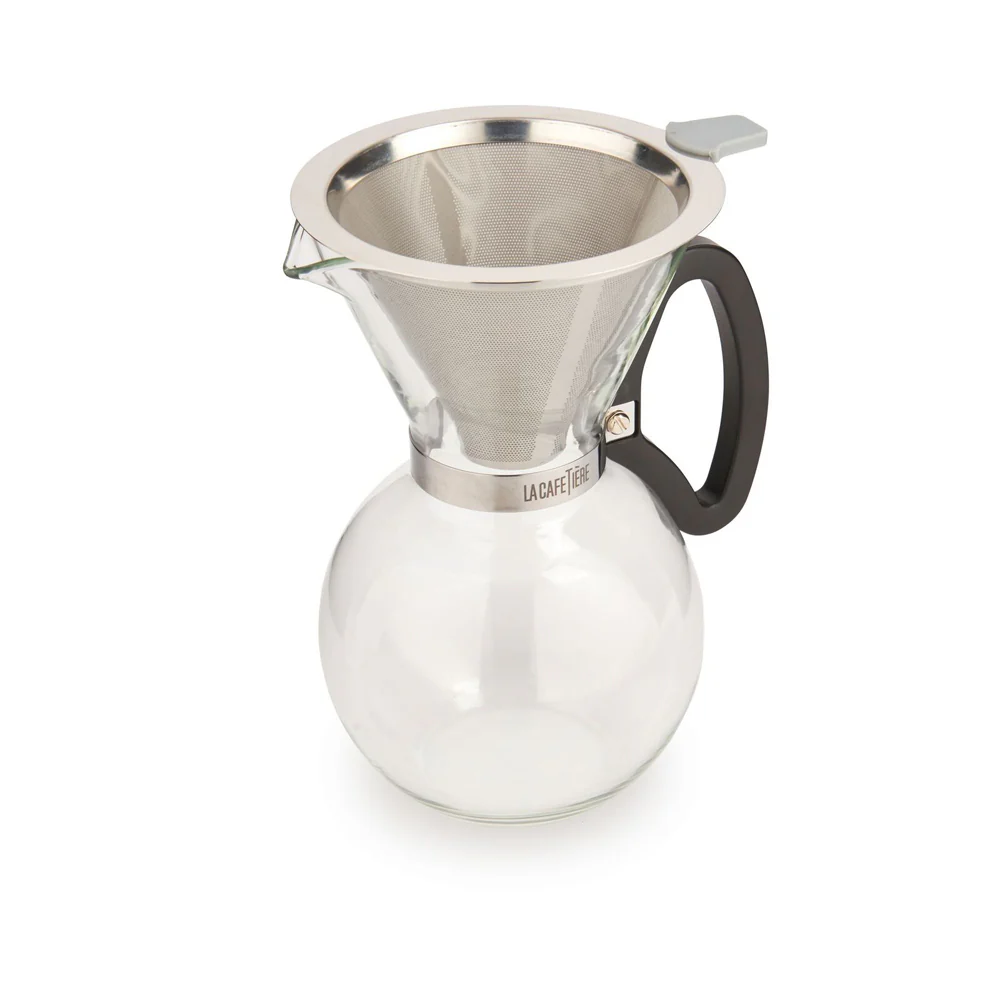 La Cafetiere 12cm Pour Over Stainless Steel Coffee Dripper (Silver) - Image 7