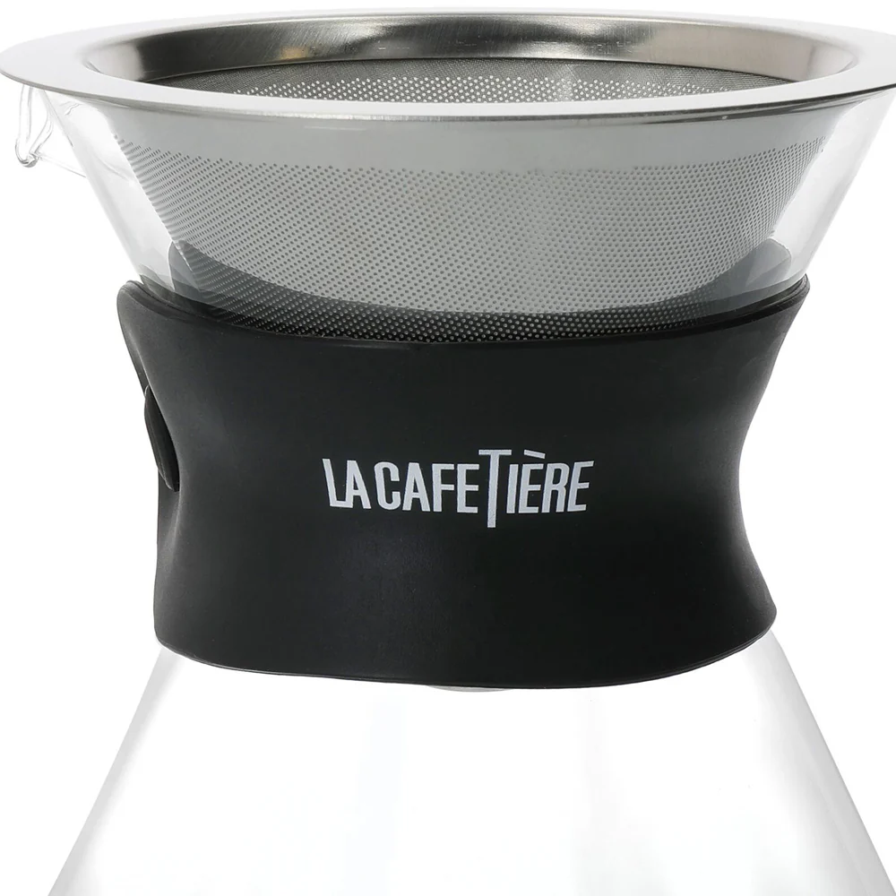 La Cafetiere 15cm/400ml 3-Cup Glass Coffee Dripper & Carafe Set - Image 9