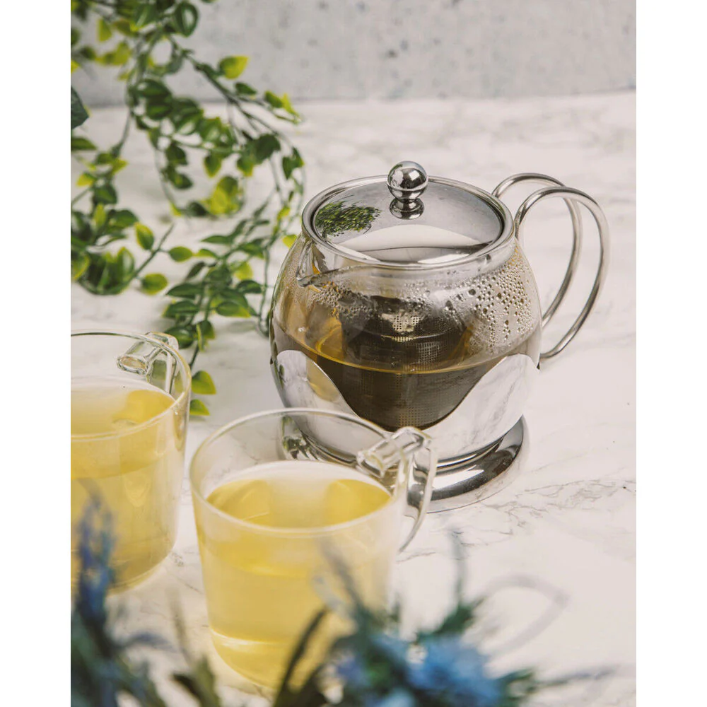 La Cafetiere 17.5cm/660ml Izmir Glass Teapot with Stainless Infuser - Image 3