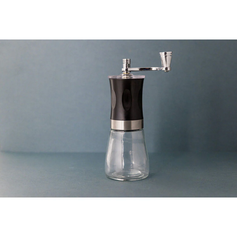 La Cafetiere 19.5cm Manual Stainless Steel Coffee Grinder Black - Small - Image 4