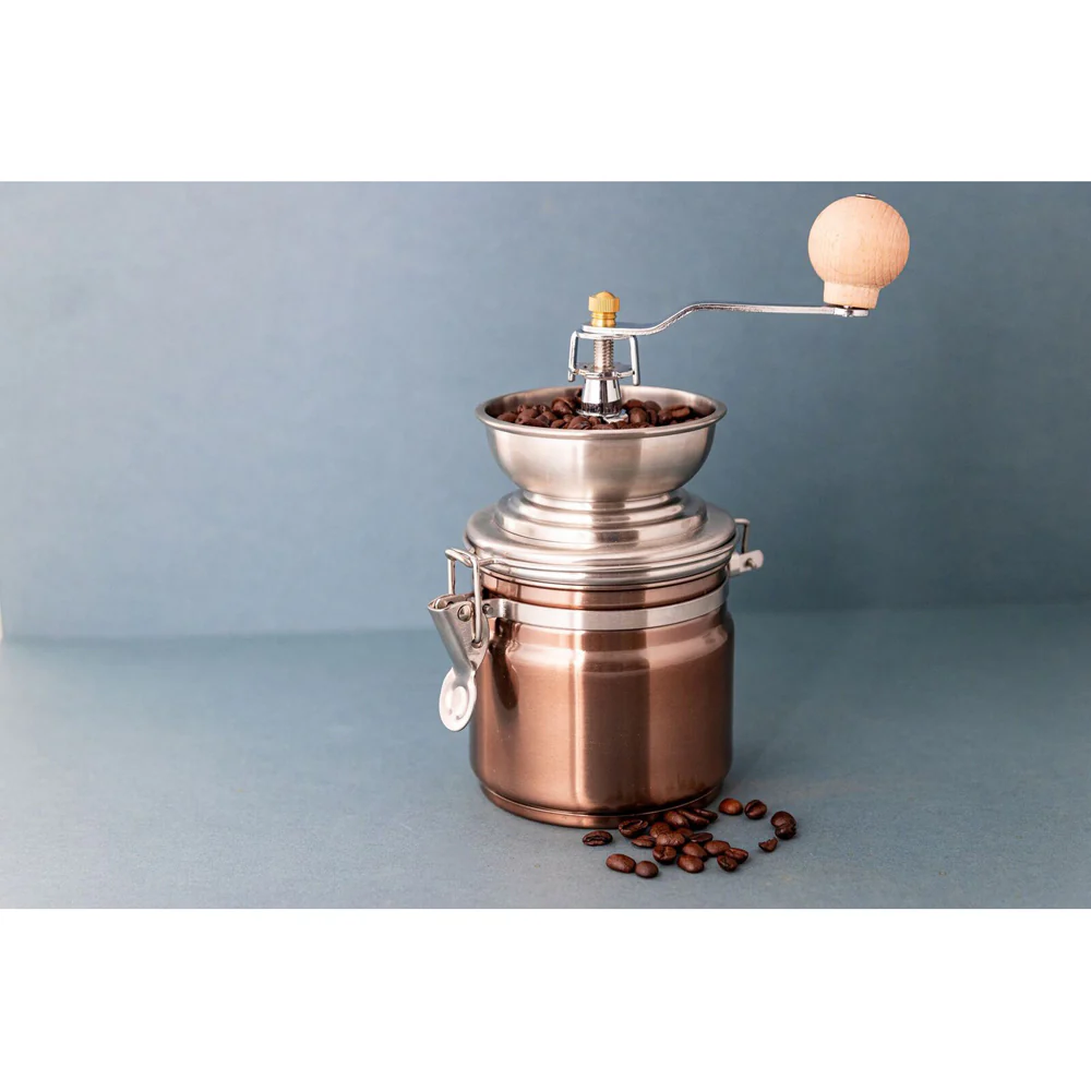 La Cafetiere 19cm Manual Stainless Steel Coffee Grinder (Copper) - Image 2