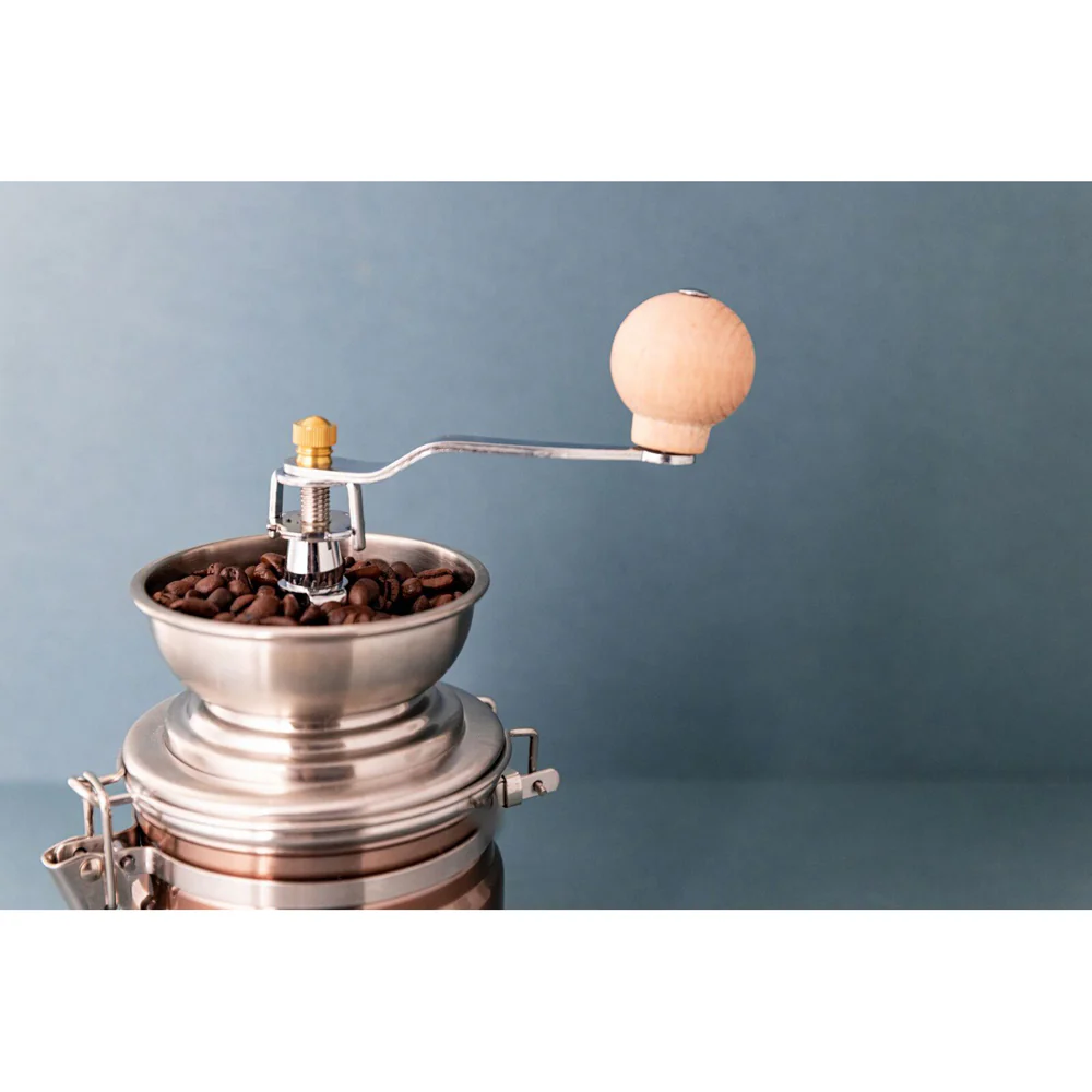 La Cafetiere 19cm Manual Stainless Steel Coffee Grinder (Copper) - Image 5