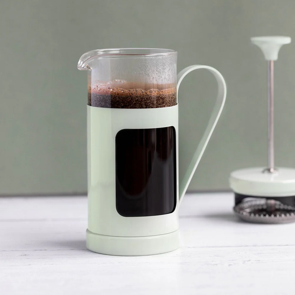 La Cafetiere Monaco 3-Cup 350ml SS/Glass French Press (Mint Green) - Image 6