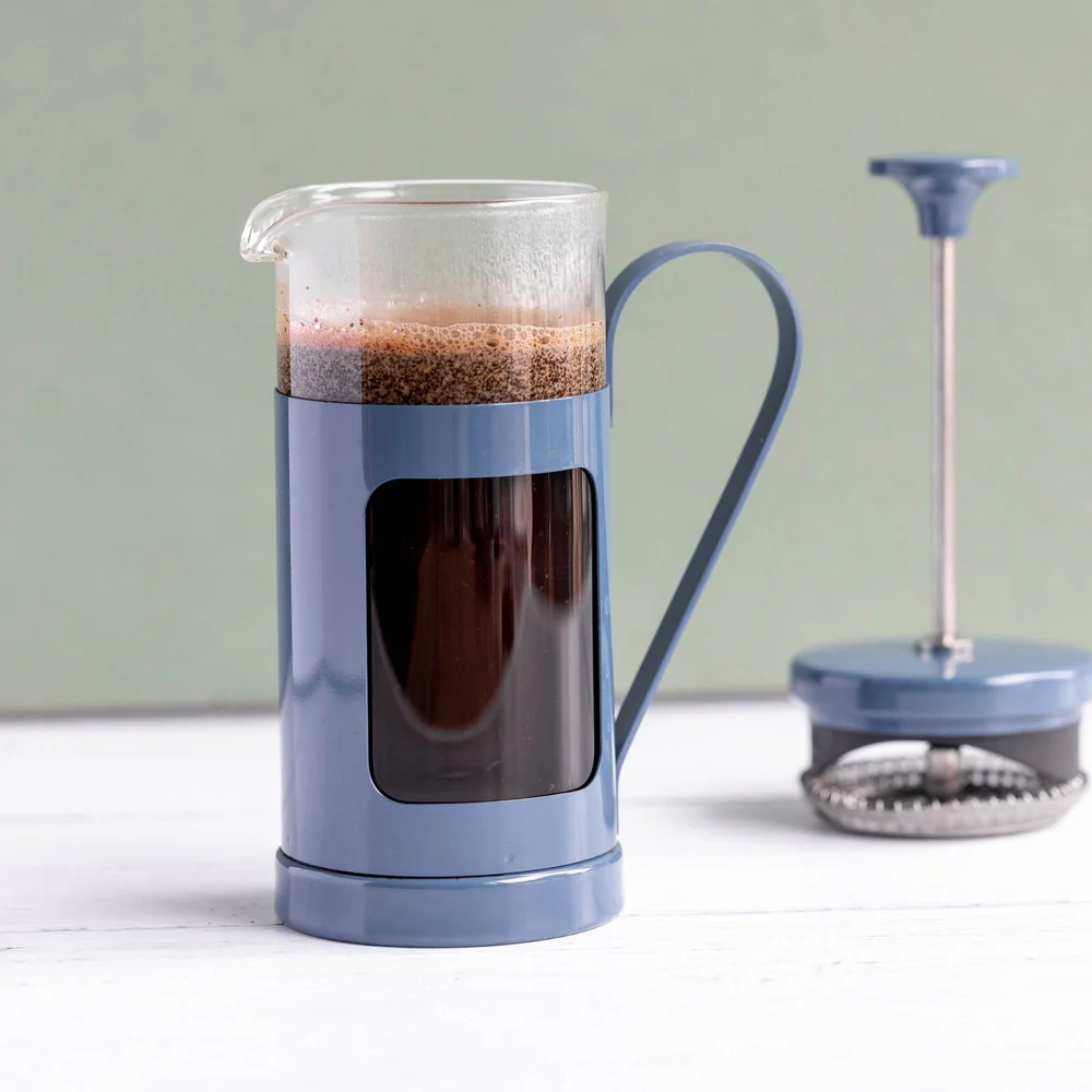 La Cafetiere Monaco 3-Cup 350ml SS/Glass French Press (Navy) - Image 5