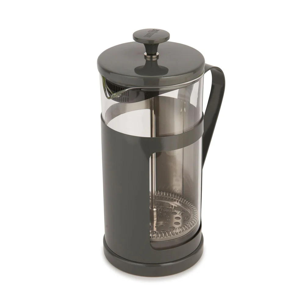 La Cafetiere Monaco 8-Cup 1L Stainless Steel/Glass French Press (Cool Grey) - Image 6