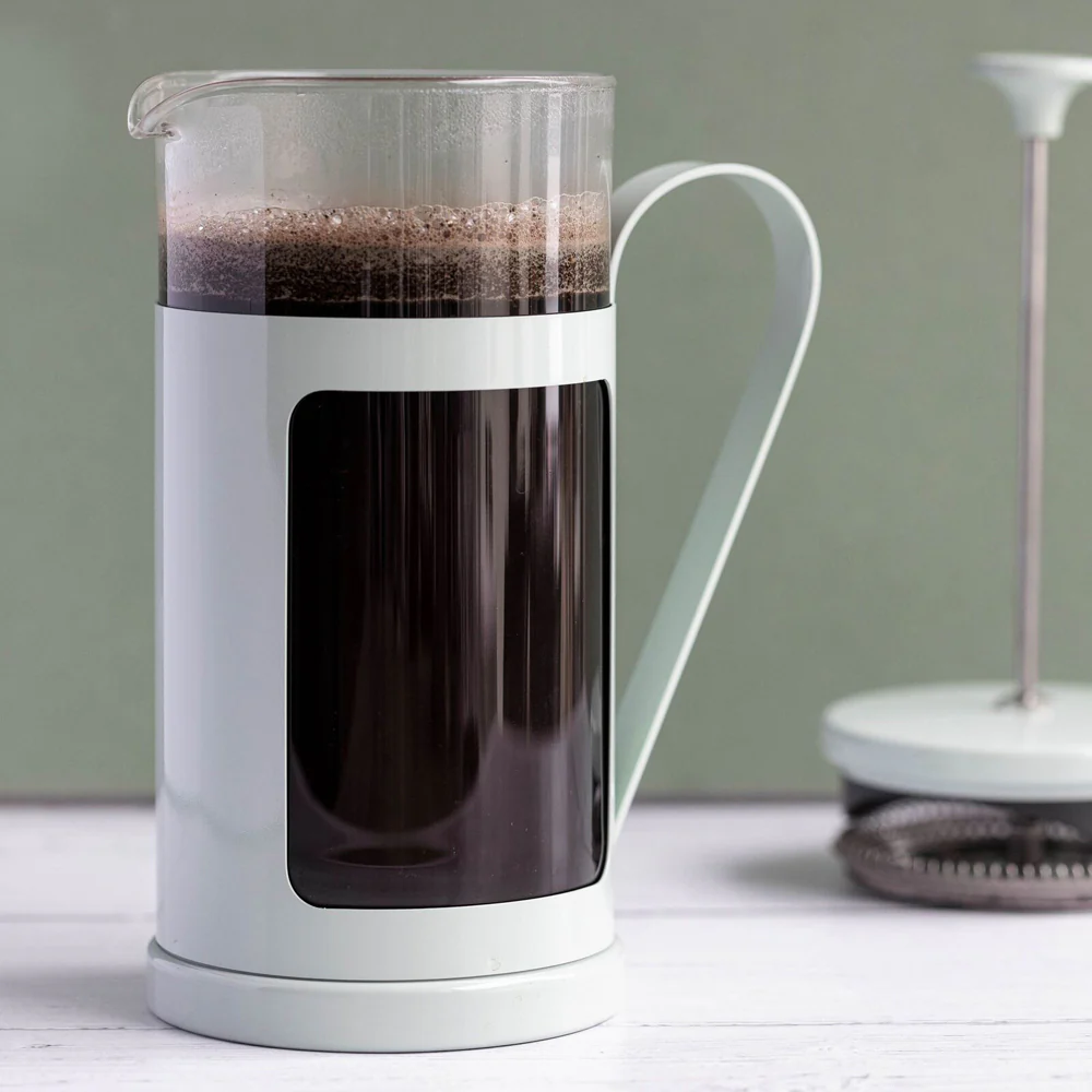 La Cafetiere Monaco 8-Cup 1L Stainless Steel/Glass French Press (Mint Green) - Image 7