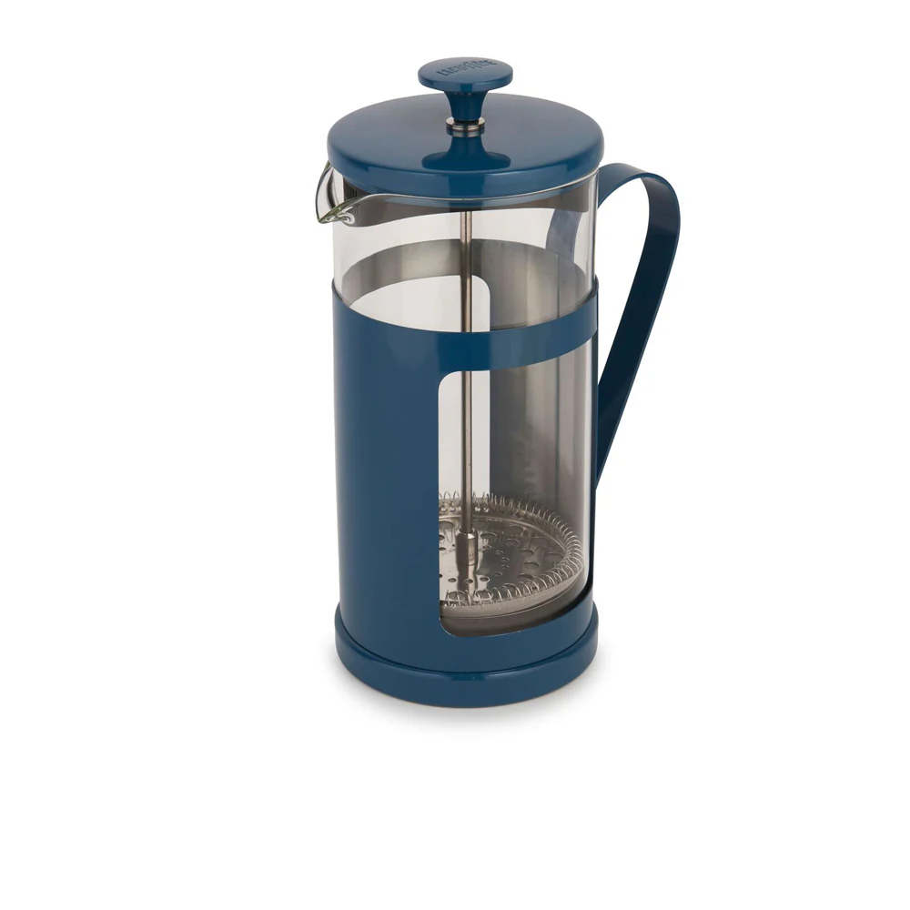 La Cafetiere Monaco 8-Cup 1L Stainless Steel Glass French Press (Navy) - Image 2
