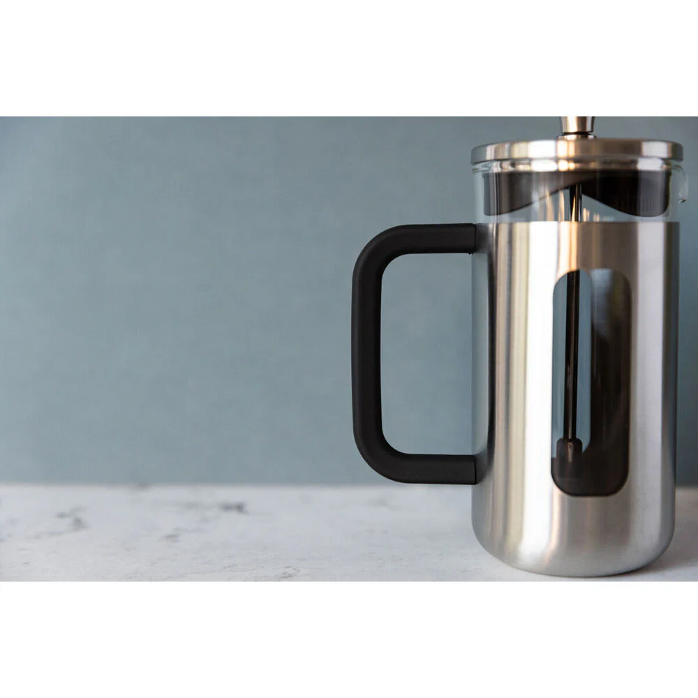 La Cafetiere Pisa 3-Cup 350ml Brushed SS/Glass French Press (Silver) - Image 8