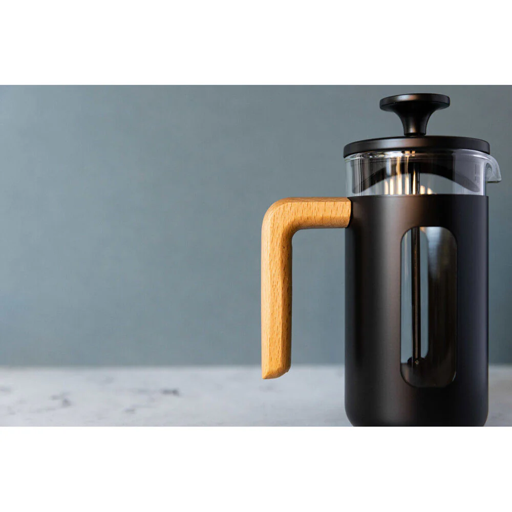 La Cafetiere Pisa 3-Cup 350ml Stainless Steel/Glass French Press (Black) - Image 6