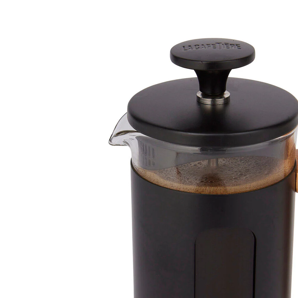 La Cafetiere Pisa 3-Cup 350ml Stainless Steel/Glass French Press (Black) - Image 7