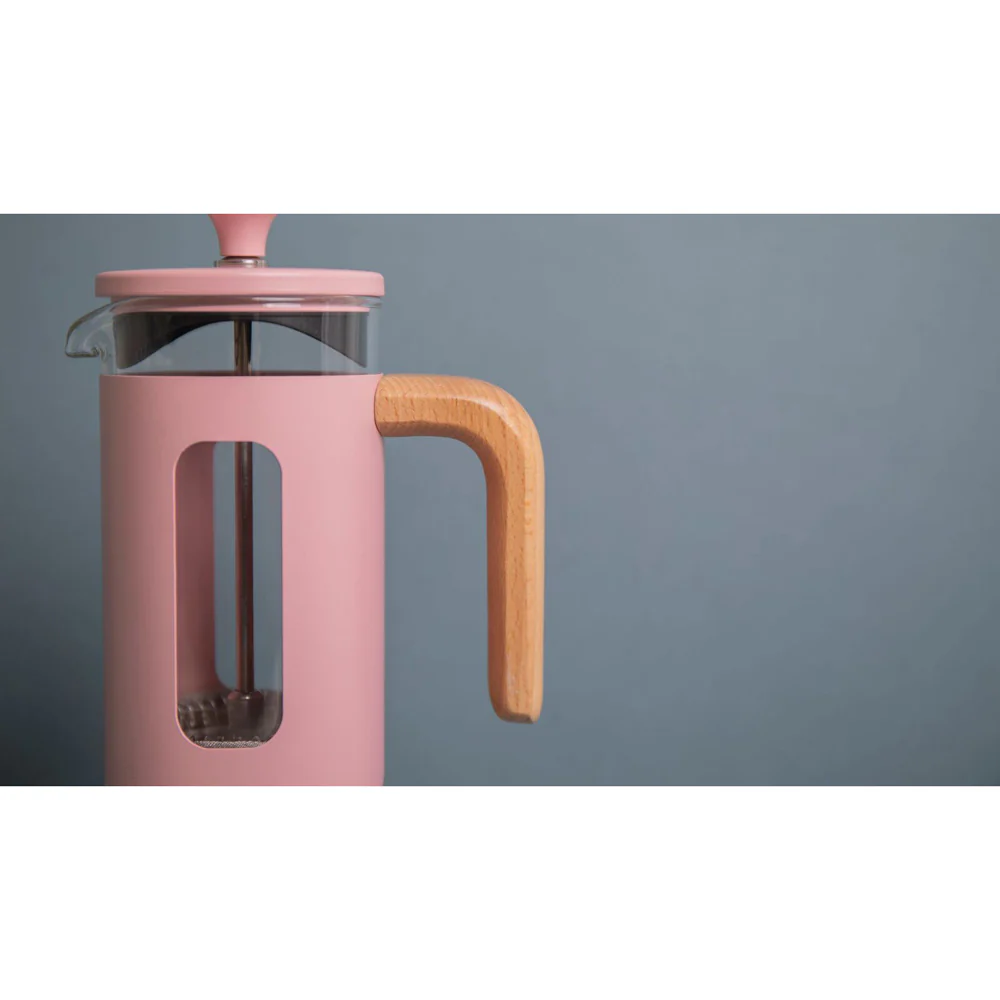 La Cafetiere Pisa 3-Cup 350ml Stainless Steel/Glass French Press (Pink) - Image 4