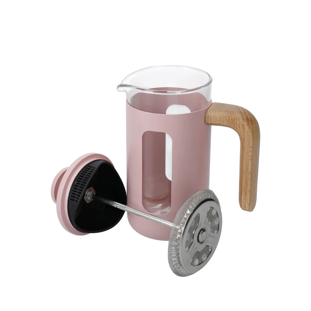La Cafetiere Pisa 3-Cup 350ml Stainless Steel/Glass French Press (Pink) - Image 8