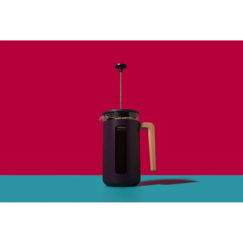 La Cafetiere Pisa 3-Cup Manual Glass Coffee Press Maker (Purple) - Image 6