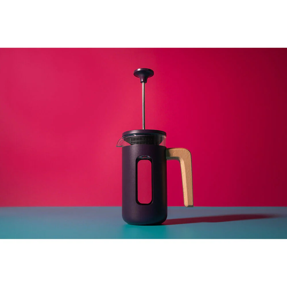 La Cafetiere Pisa 3-Cup Manual Glass Coffee Press Maker (Purple) - Image 8