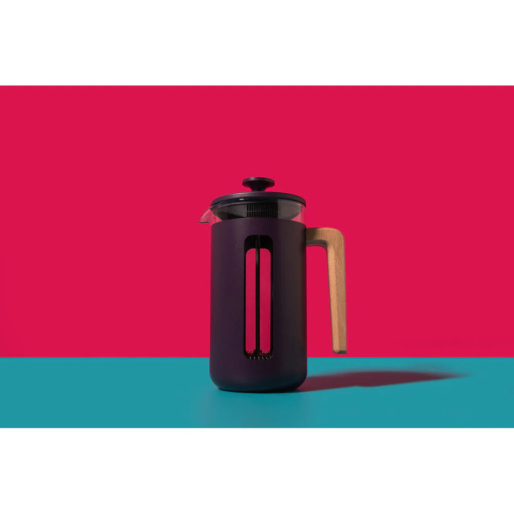 La Cafetiere Pisa 3-Cup Manual Glass Coffee Press Maker (Purple) - Image 9