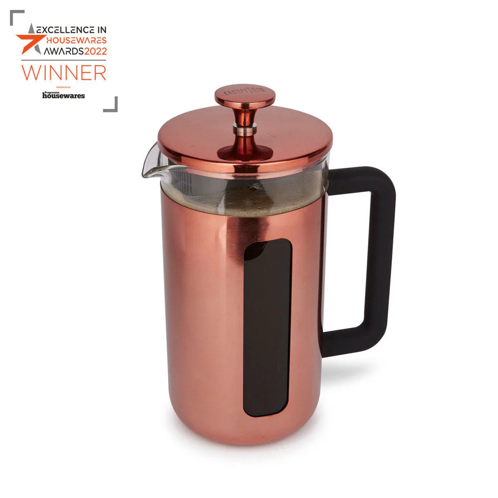 La Cafetiere Pisa 8-Cup 1L Stainless Steel/Glass Coffee French Press (Copper) - Image 2