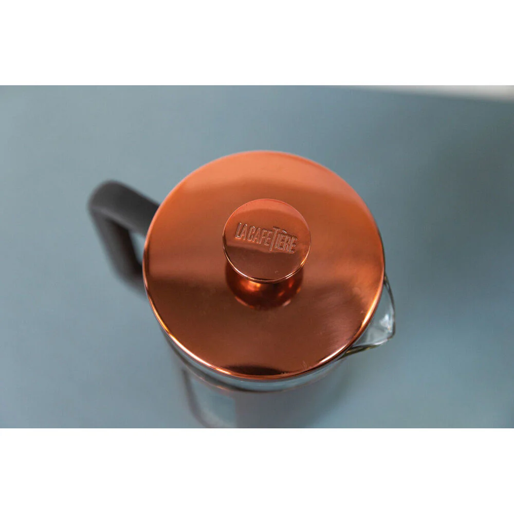 La Cafetiere Pisa 8-Cup 1L Stainless Steel/Glass Coffee French Press (Copper) - Image 4
