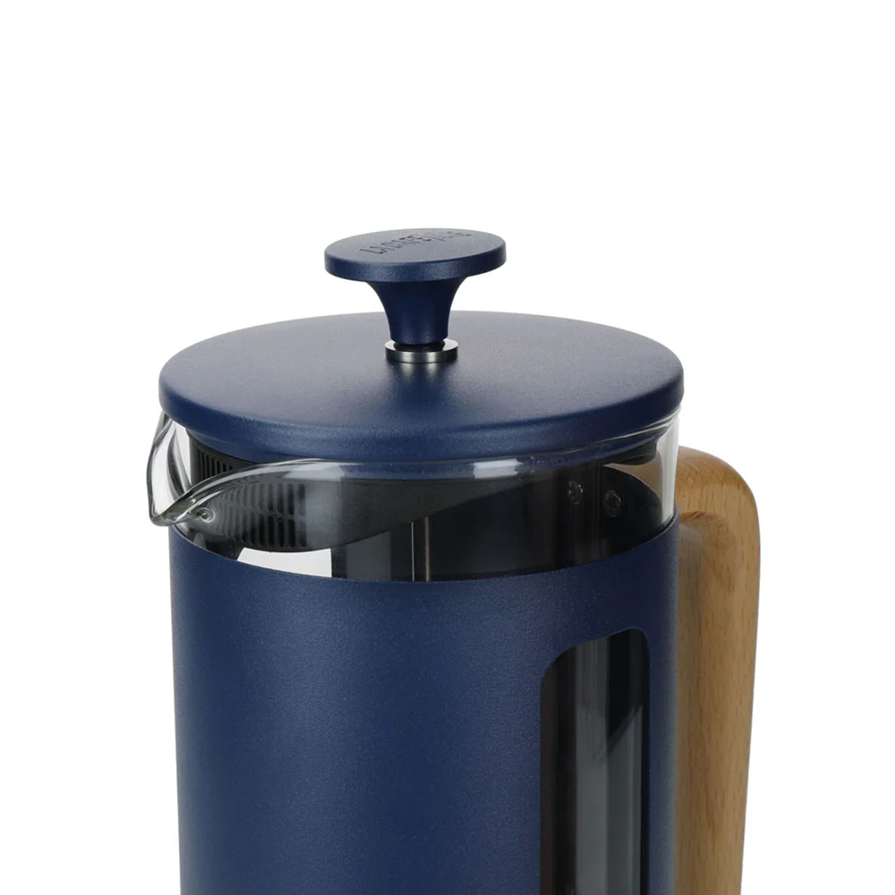 La Cafetiere Pisa 8-Cup 1L Stainless Steel/Glass Coffee French Press (Navy) - Image 3