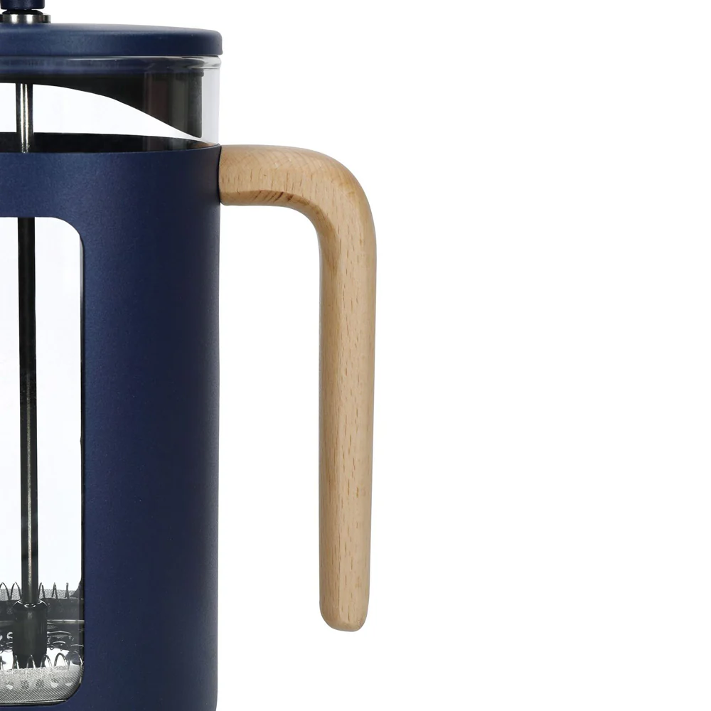 La Cafetiere Pisa 8-Cup 1L Stainless Steel/Glass Coffee French Press (Navy) - Image 5