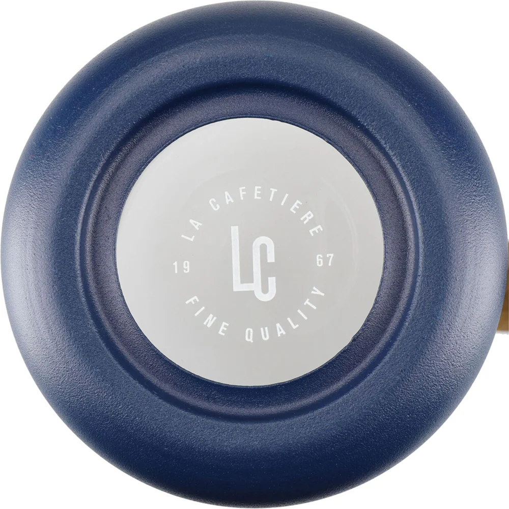 La Cafetiere Pisa 8-Cup 1L Stainless Steel/Glass Coffee French Press (Navy) - Image 6