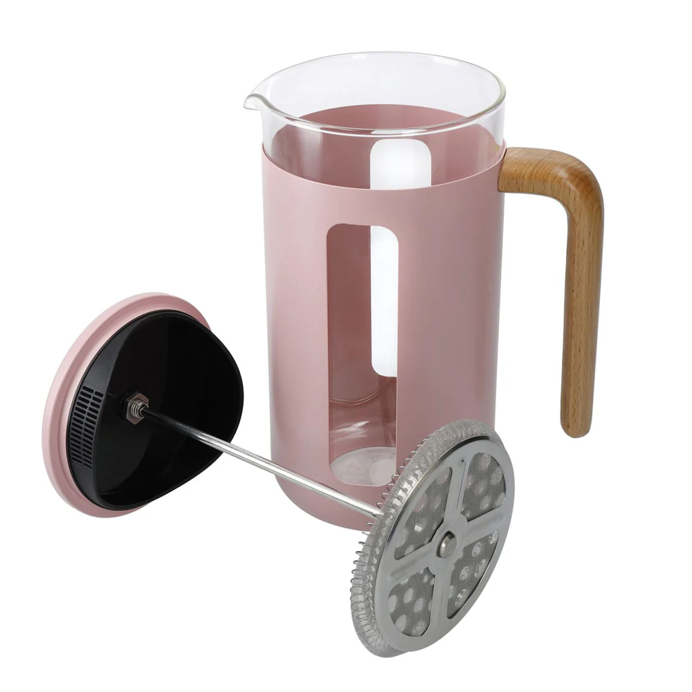 La Cafetiere Pisa 8-Cup 1L Stainless Steel/Glass Coffee French Press (Pink) - Image 10
