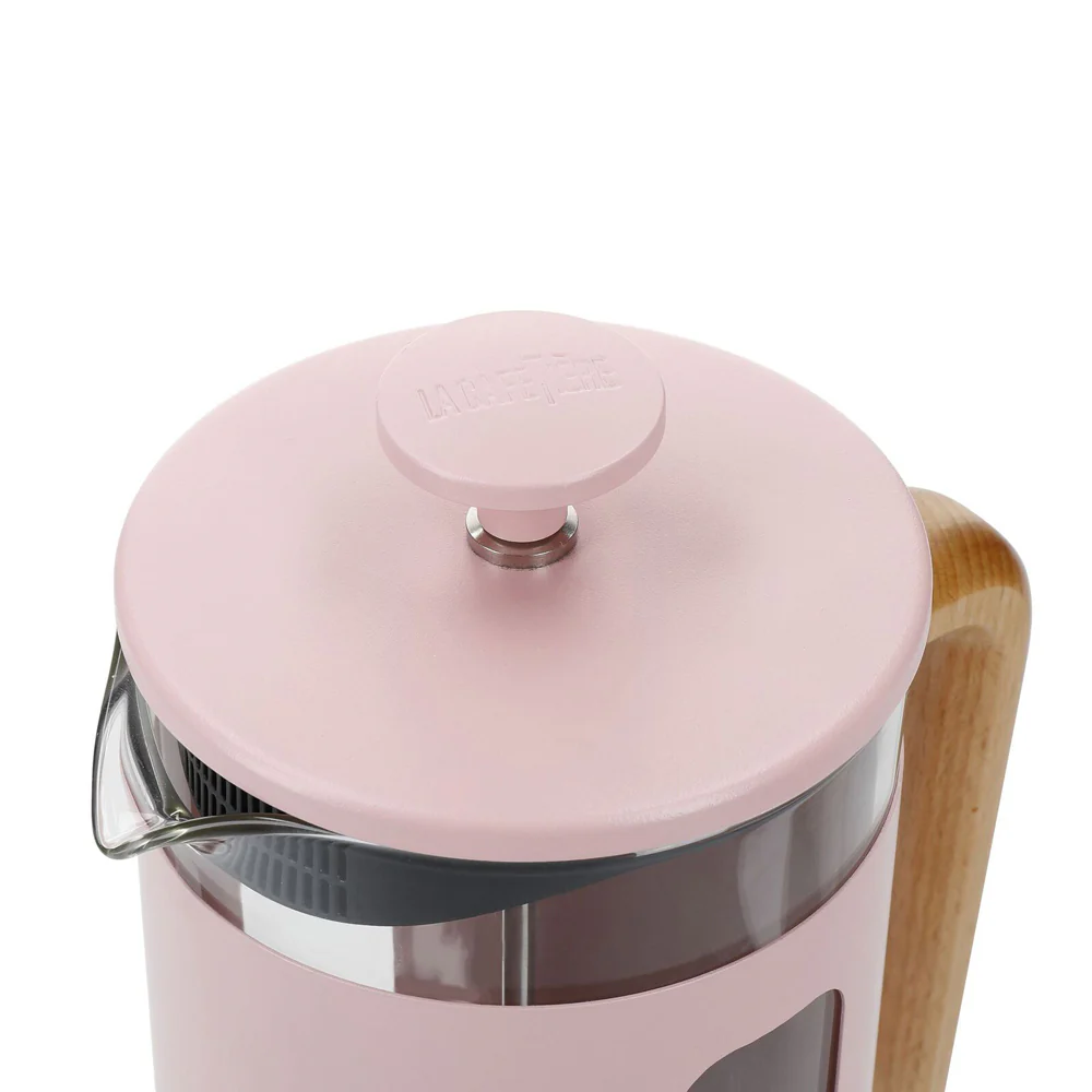 La Cafetiere Pisa 8-Cup 1L Stainless Steel/Glass Coffee French Press (Pink) - Image 3