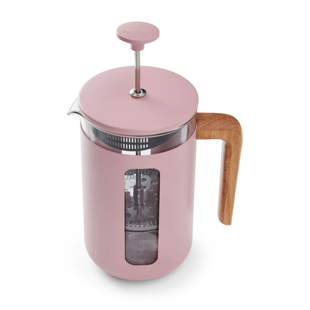 La Cafetiere Pisa 8-Cup 1L Stainless Steel/Glass Coffee French Press (Pink) - Image 8